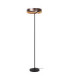 Lucide LEONARD - Floor lamp - Ø 40 cm - LED - CCT - 1x24W 2200K/3000K - Coffee - Vibes-1