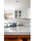 5 Light Semi Flush Ceiling, 5 x 12W LED, 4000K, 3792lm, White - 3