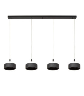 Lucide ADELANTE - Pendant light - Ø 60 cm - LED Dim. - CCT - 1x36W 2200K/3300K - Black - Premium-2