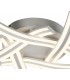 5 Light Semi Flush Ceiling, 5 x 12W LED, 4000K, 3792lm, White - 4