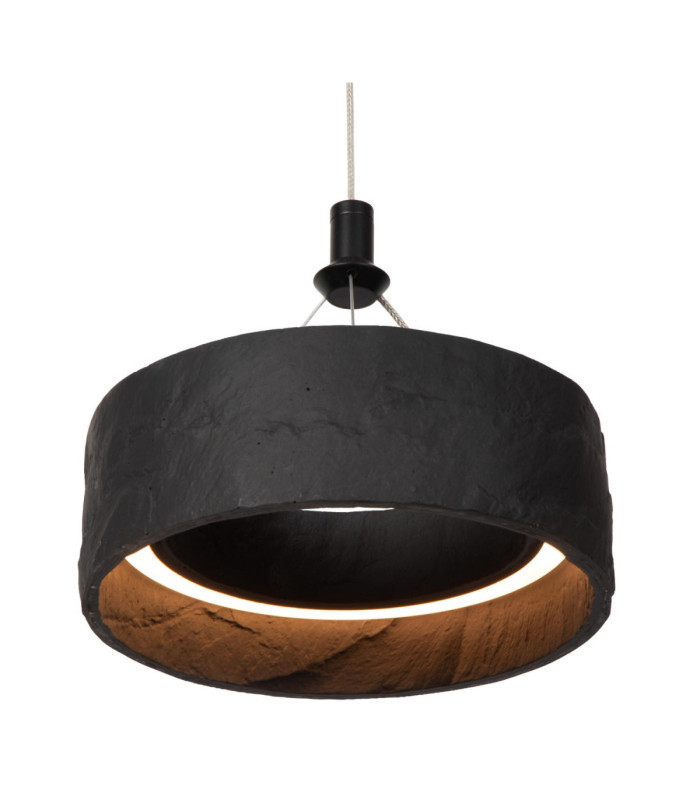 Lucide ADELANTE - Pendant light - Ø 60 cm - LED Dim. - CCT - 1x36W 2200K/3300K - Black - Premium-5