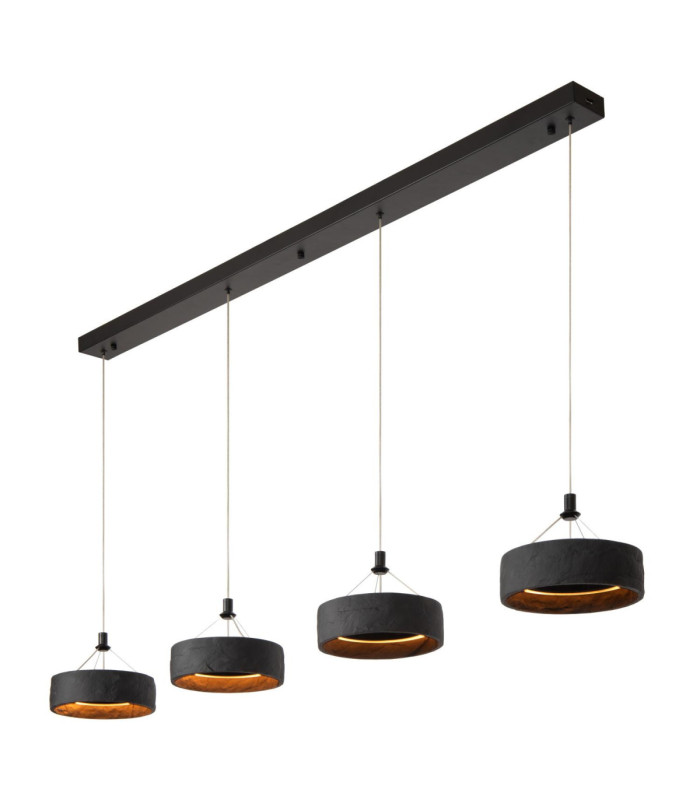 Lucide ADELANTE - Pendant light - Ø 60 cm - LED Dim. - CCT - 1x36W 2200K/3300K - Black - Premium-8