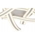 5 Light Semi Flush Ceiling, 5 x 12W LED, 4000K, 3792lm, White - 5