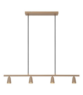 Lucide TIANA - Pendant light - 4xGU10 (MR16) - Taupe - Essential-1