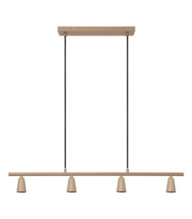 Lucide TIANA - Pendant light - 4xGU10 (MR16) - Taupe - Essential-2