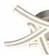 5 Light Semi Flush Ceiling, 5 x 12W LED, 4000K, 3792lm, White - 6