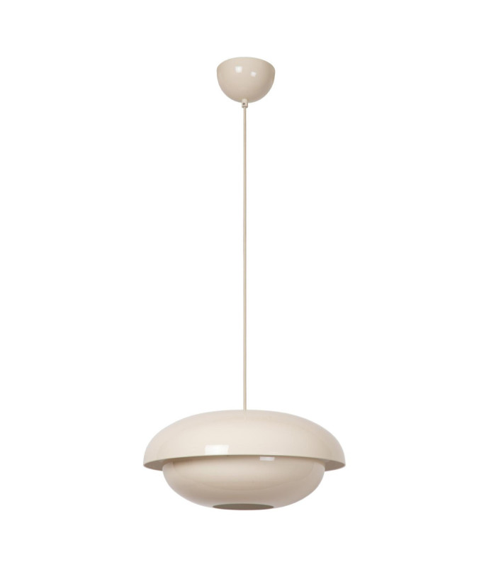 Lucide YOUNES - Pendant light - Ø 40 cm - 1xE27 - Cream - Essential-2