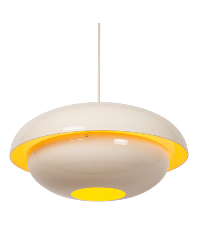 Lucide YOUNES - Pendant light - Ø 40 cm - 1xE27 - Cream - Essential-5