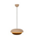 Lucide YOUNES - Pendant light - Ø 40 cm - 1xE27 - Taupe - Essential-1