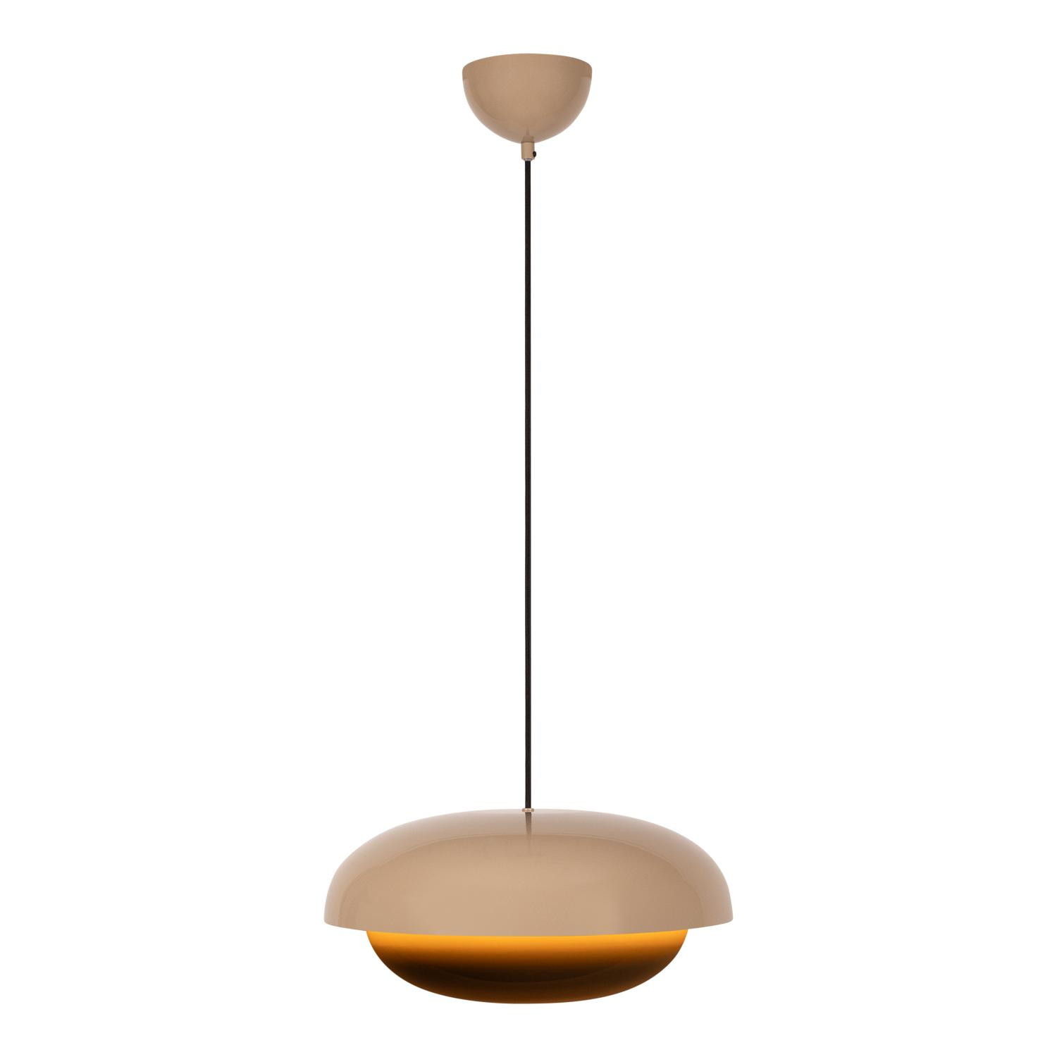Lucide YOUNES - Pendant Ceiling Light - Ø 40 cm - 1xE27 - Taupe