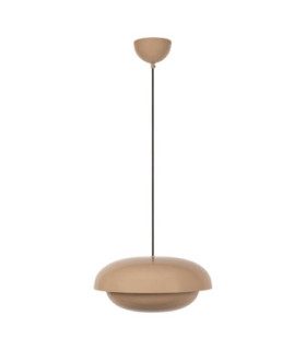 Lucide YOUNES - Pendant light - Ø 40 cm - 1xE27 - Taupe - Essential-2
