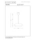 Lucide YOUNES - Pendant light - Ø 40 cm - 1xE27 - Taupe - Essential-5