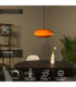Lucide YOUNES - Pendant light - Ø 40 cm - 1xE27 - Orange - Essential-3