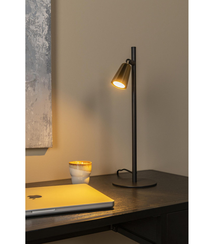 Lucide TIANA - Table lamp - 1xGU10 (MR16) - Champagne Color - Essential-4