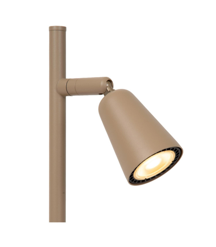 Lucide TIANA - Table lamp - 1xGU10 (MR16) - Taupe - Essential-5