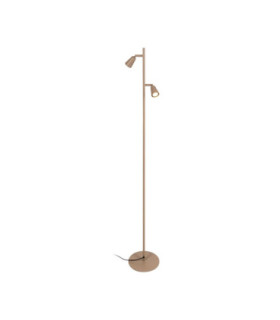 Lucide TIANA - Floor lamp - 2xGU10 (MR16) - Taupe - Essential-1