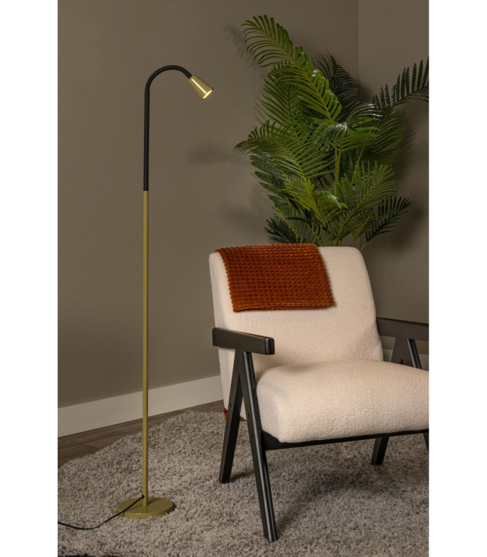 Lucide JASPER - Floor reading lamp - 1xGU10 (MR16) - Green - Essential-4