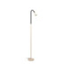 Lucide JASPER - Floor reading lamp - 1xGU10 (MR16) - Cream - Essential-2