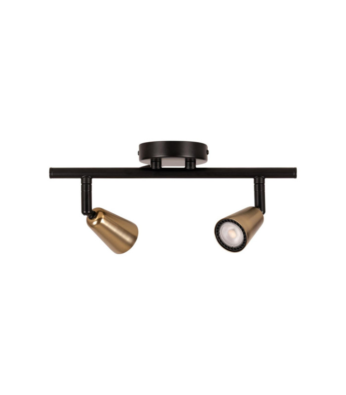Lucide TIANA - Wall spotlight / Wall light - 2xGU10 (MR16) - Champagne Color - Essential-2