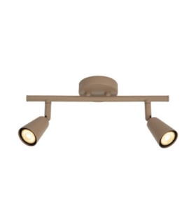 Lucide TIANA - Wall spotlight / Wall light - 2xGU10 (MR16) - Taupe - Essential-1