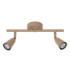 Lucide TIANA - Wall spotlight / Wall light - 2xGU10 (MR16) - Taupe - Essential-2