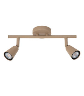 Lucide TIANA - Wall spotlight / Wall light - 2xGU10 (MR16) - Taupe - Essential-2