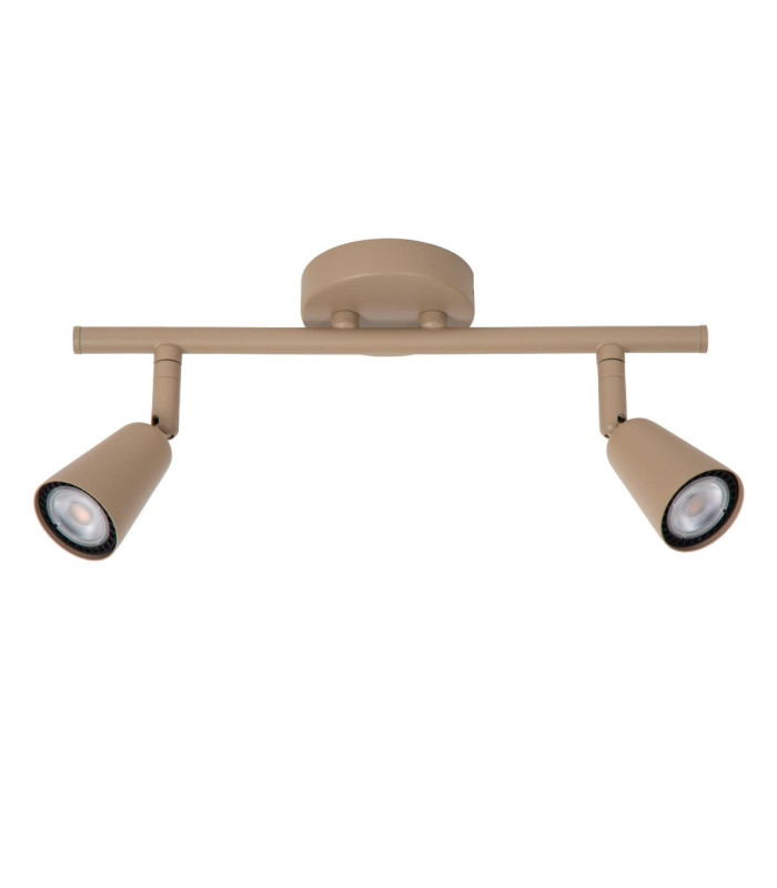 Lucide TIANA - Wall spotlight / Wall light - 2xGU10 (MR16) - Taupe - Essential-2