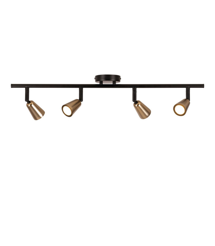 Lucide TIANA - Ceiling spotlight - 4xGU10 (MR16) - Champagne Color - Essential-1