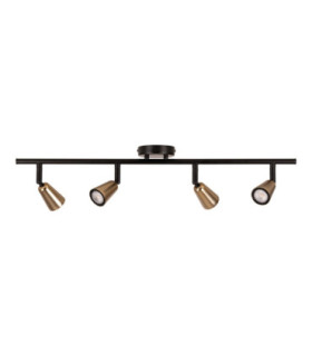 Lucide TIANA - Ceiling spotlight - 4xGU10 (MR16) - Champagne Color - Essential-2