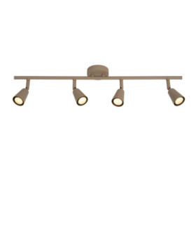 Lucide TIANA - Ceiling spotlight - 4xGU10 (MR16) - Taupe - Essential-1