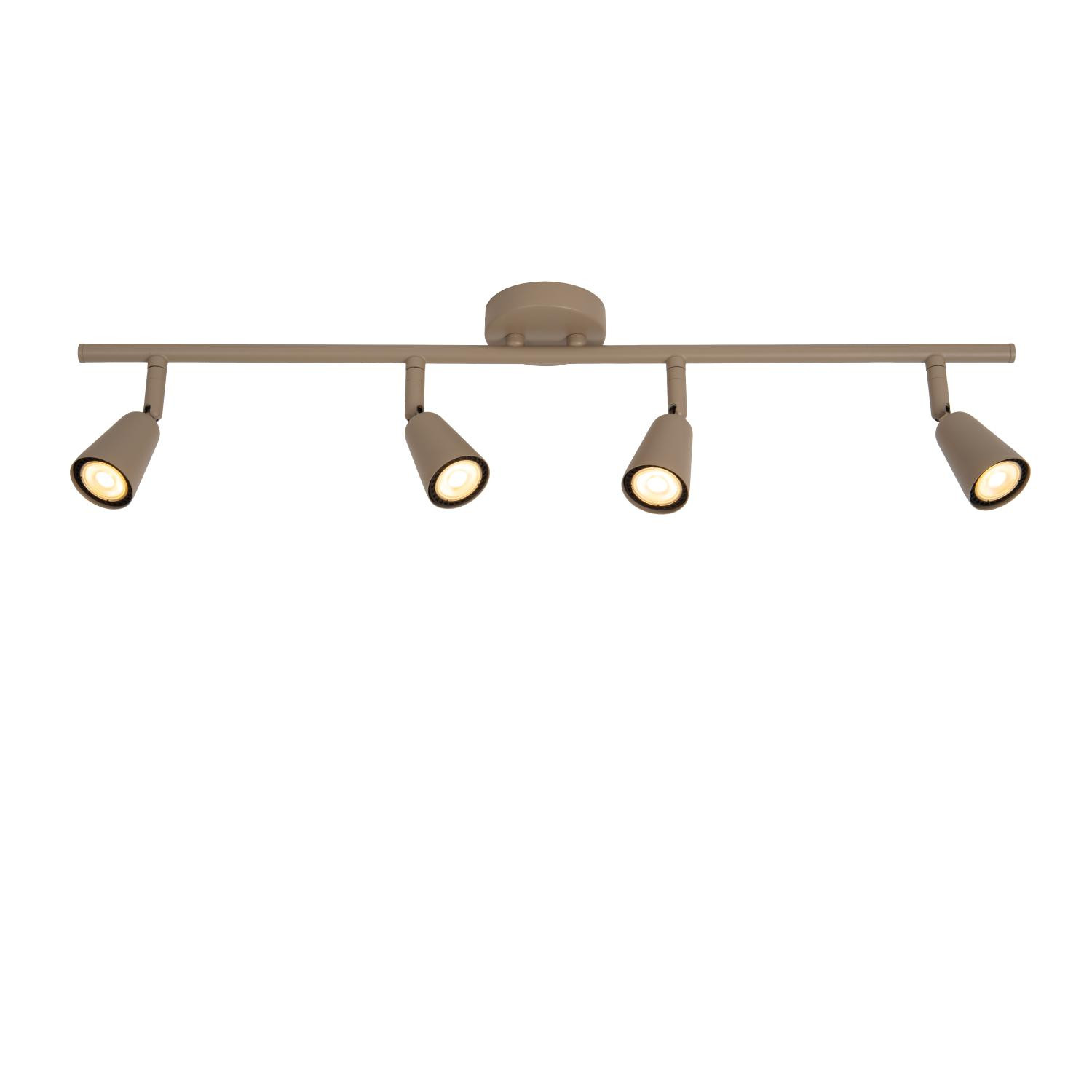 Lucide TIANA - Ceiling spotlight - 4xGU10 (MR16) - Taupe
