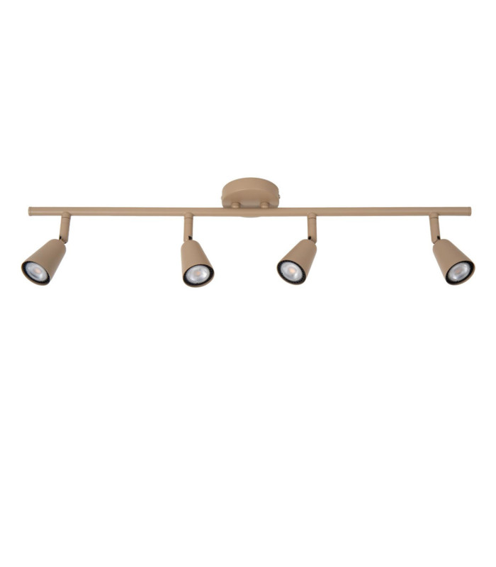 Lucide TIANA - Ceiling spotlight - 4xGU10 (MR16) - Taupe - Essential-2