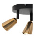 Lucide TIANA - Ceiling spotlight - 3xGU10 (MR16) - Champagne Color - Essential-4
