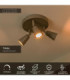 Lucide TIANA - Ceiling spotlight - 3xGU10 (MR16) - Taupe - Essential-3