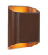 Lucide ATILA - Wall light Indoor/Outdoor - LED Dim. - 2x5W 2700K - IP65 - Rust Brown-1