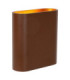 Lucide ATILA - Wall light Indoor/Outdoor - LED Dim. - 2x5W 2700K - IP54 - Rust Brown-1