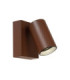 Lucide EMERIC - Wall spotlight / Wall light Indoor/Outdoor - LED - CCT - 1x10W 2200K/3000K - IP54 - Rust Brown - Essential-1