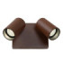 Lucide EMERIC - Wall spotlight / Wall light Indoor/Outdoor - LED - CCT - 2x9.5W 2200K/3000K - IP54 - Rust Brown - Essential-1