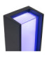Lucide QUADRA - Smart Wall light Indoor/Outdoor - LED - RGBCW - 1x11W 2700K/6500K - IP65 - Black | Essential-3