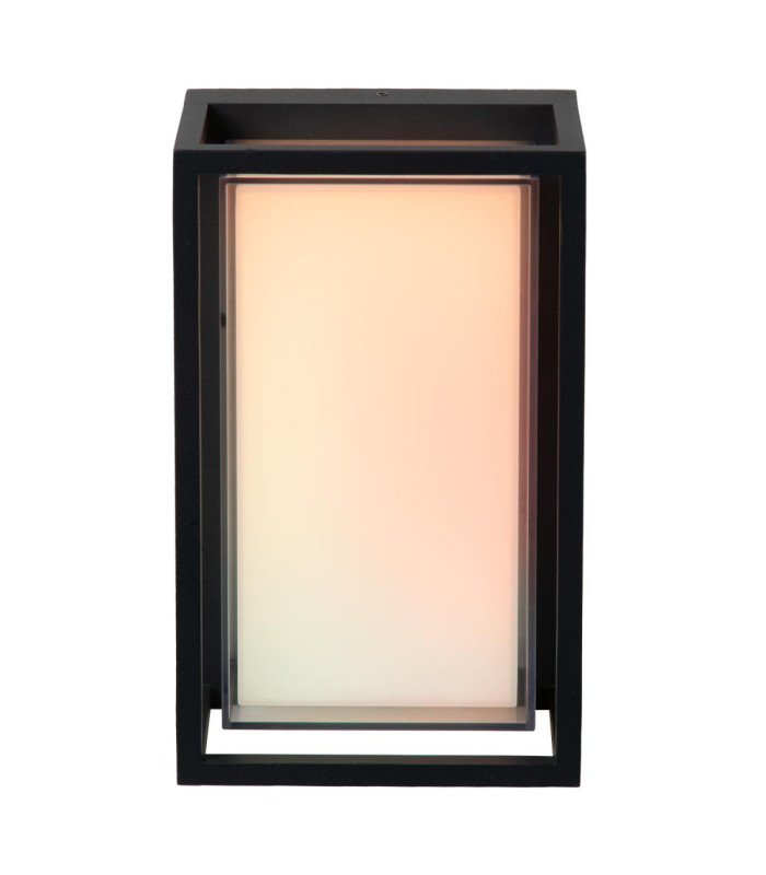 Lucide QUADRA - Smart Wall light Indoor/Outdoor - LED - RGBCW - 1x11W 2700K/6500K - IP65 - Black | Essential-3