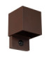 Lucide TADZIO - Wall light Indoor/Outdoor - LED - CCT - 1x7W 2700K/4000K - IP65 - Motion Sensor - Rust Brown - Essential-2
