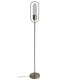 Floor Lamp, 1 x 7W LED, 4000K, 790lm, Satin Nickel, Clear - 3