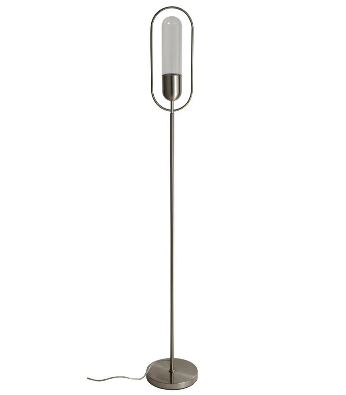 Floor Lamp, 1 x 7W LED, 4000K, 790lm, Satin Nickel, Clear - 3