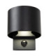Lucide TADZIO - Wall light Indoor/Outdoor - LED - CCT - 1x7W 2700K/4000K - IP65 - Motion Sensor - Black - Essential-3