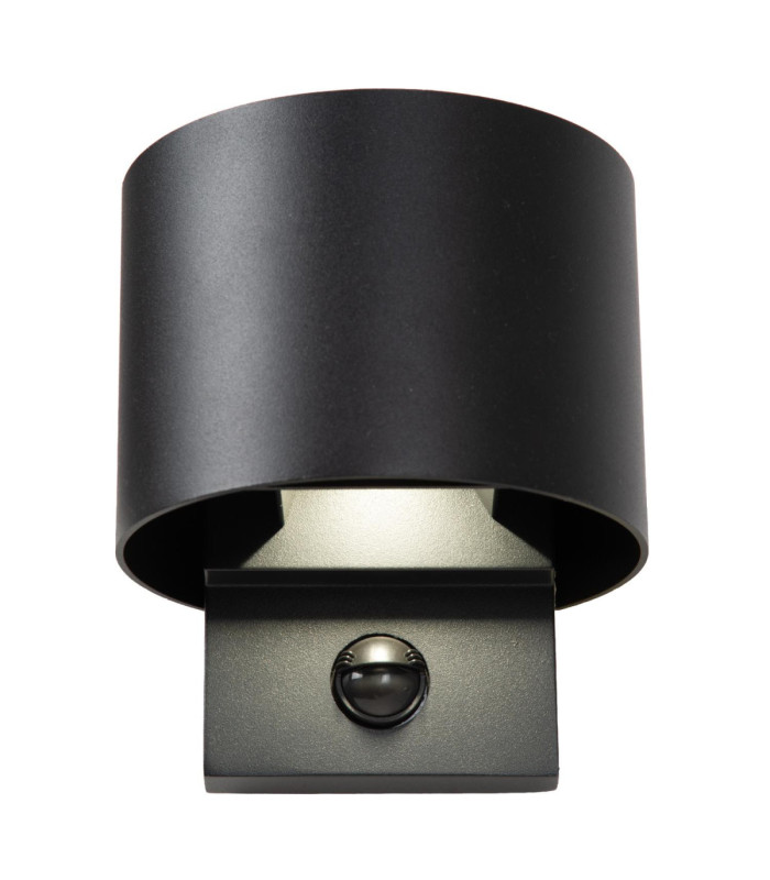 Lucide TADZIO - Wall light Indoor/Outdoor - LED - CCT - 1x7W 2700K/4000K - IP65 - Motion Sensor - Black - Essential-3
