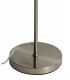 Floor Lamp, 1 x 7W LED, 4000K, 790lm, Satin Nickel, Clear - 4