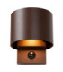 Lucide TADZIO - Wall light Indoor/Outdoor - LED - CCT - 1x7W 2700K/4000K - IP65 - Motion Sensor - Rust Brown - Essential-3