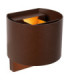 Lucide TADZIO - Wall light Indoor/Outdoor - LED - CCT - 1x7W 2700K/4000K - IP65 - Motion Sensor - Rust Brown - Essential-4