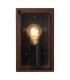 Lucide COZETTE - Wall light Indoor/Outdoor - 1xE27 - IP65 - Rust Brown - Essential-4