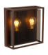 Lucide COZETTE - Wall light Indoor/Outdoor - 2xE27 - IP65 - Rust Brown - Essential-1